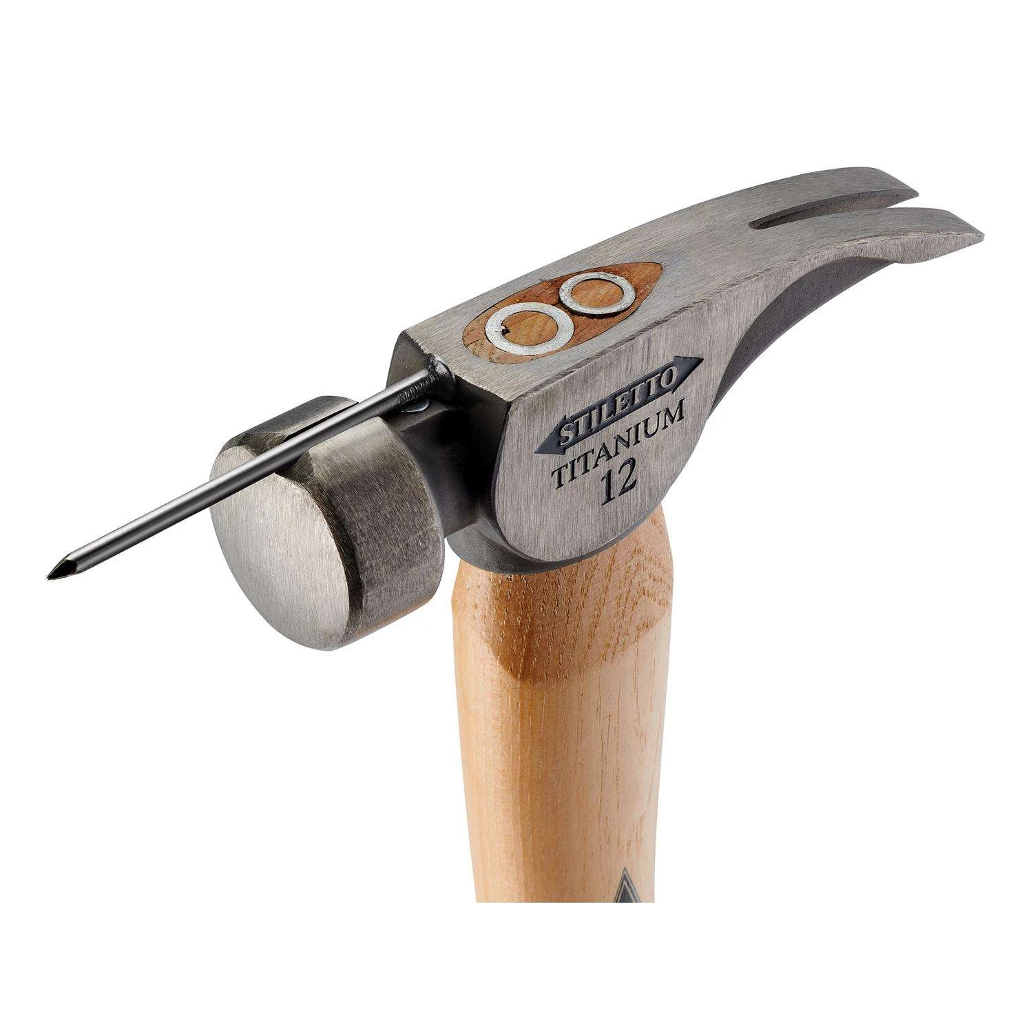 Stiletto 12 Oz Smooth Face Framing Hammer 18 In. Hickory Handle 4 Stiletto 12 Oz Smooth Face Framing Hammer 18 In. Hickory Handle - Image 2