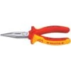 Knipex 6-1/4 In. Chrome Vanadium Steel Insulated Long Nose Pliers/Cutter