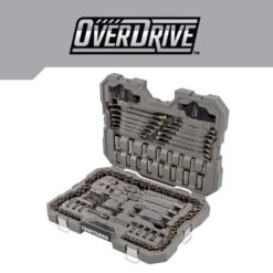 Craftsman OVERDRIVE 1/4 & 3/8 & 1/2 In. Drive Metric/SAE 6 Point Mechanic's Tool Set 154 Pc -Crescentent Store df640d4d 25eb 449a ae47 f69e5f02e4de