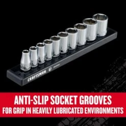 Craftsman V-Series 1/4 In. Drive SAE 6 Point Socket Set 10 Pc -Crescentent Store e25d0b2b 52a8 4e59 a1ca c266fe38d49b