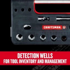 Craftsman V-Series 3/8 In. Drive Metric 6 Point Socket And Tool Set 18 Pc -Crescentent Store e94f0f9b 034b 4311 9ce6 5e3fbee54bfb
