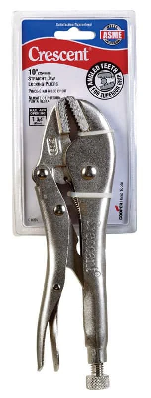 Crescent 10 In. Alloy Steel Straight Jaw Curved Pliers 3 Crescent 10 In. Alloy Steel Straight Jaw Curved Pliers