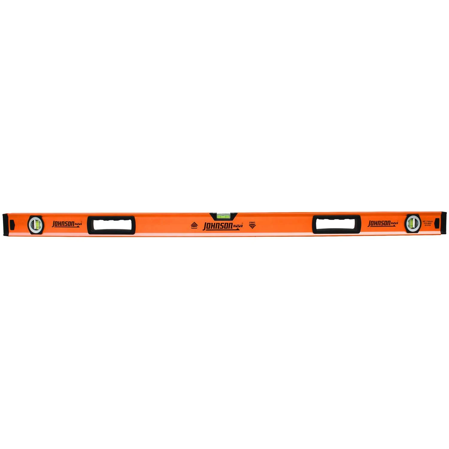 Johnson 48 In. Aluminum Box Beam Level 3 Vial 3 Johnson 48 In. Aluminum Box Beam Level 3 Vial