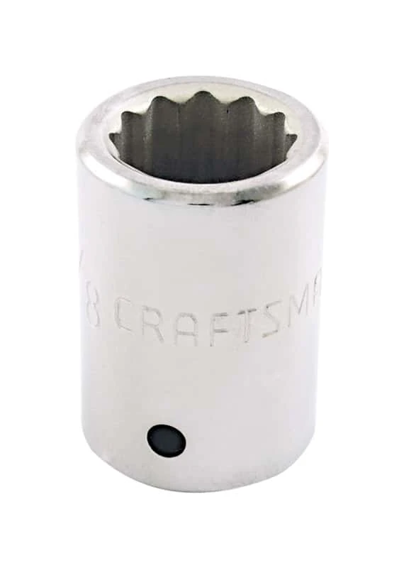 Craftsman 7/8 In. X 3/4 In. Drive SAE 12 Point Standard Socket 1 Pc 3 Craftsman 7/8 In. X 3/4 In. Drive SAE 12 Point Standard Socket 1 Pc