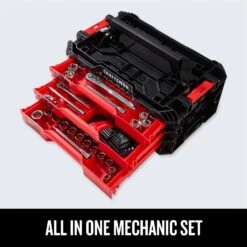 Craftsman VersaStack 1/4, 3/8 And 1/2 In. Drive Metric And SAE 6 Point Mechanic's Tool Set 216 Pc -Crescentent Store facd072d c610 4333 94a5 d507fd778340