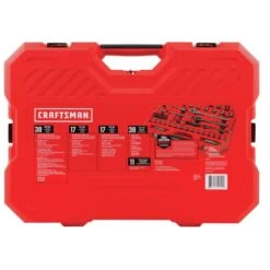 Craftsman 1/4, 3/8 And 1/2 In. Drive Metric And SAE 6 Point Mechanic's Tool Set 121 Pc -Crescentent Store fbd9aa97 703f 4d19 b83e ac87e6c391af